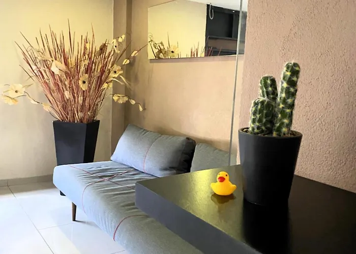 S01 King Size Premium Frente Al Tec Cem Con Cocineta Wifi Balcon Parking Terraza Apartment Mexico City